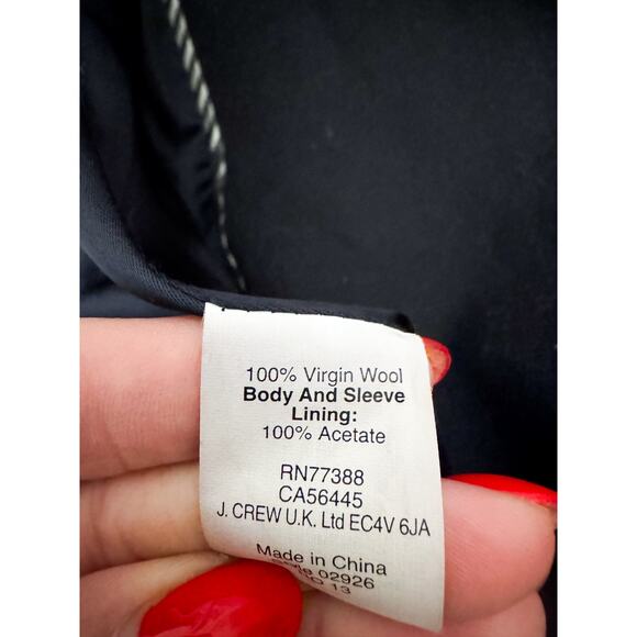 JCrew Virgin Wool Overcoat Size 2 - Picture 3 of 4